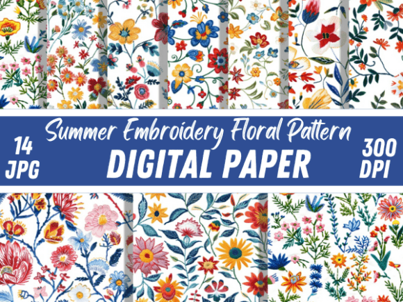 A Designer's Review of the Summer Embroidery Floral Pattern