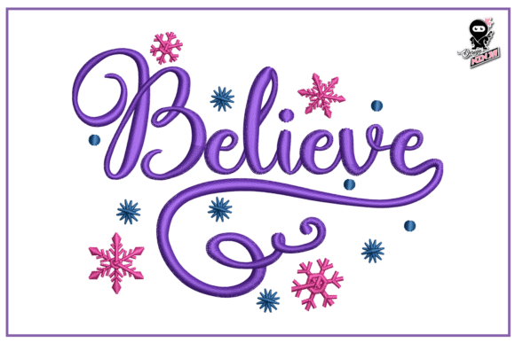 Believe - Christmas Embroidery Design Review