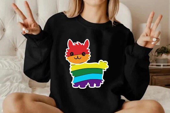 Charming Embroidery Llama Shirt, Gay Shirt