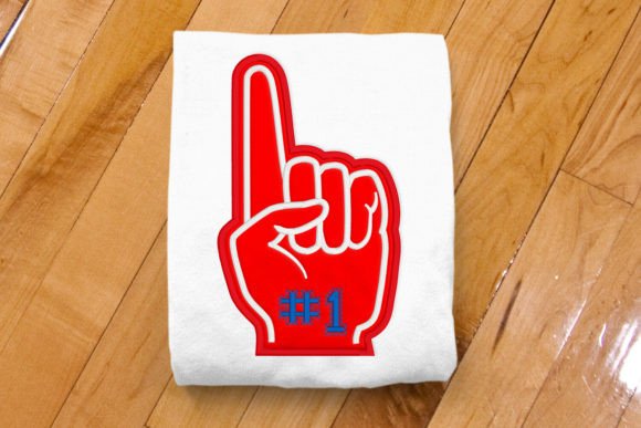 Foam Finger 1 Applique Embroidery Review