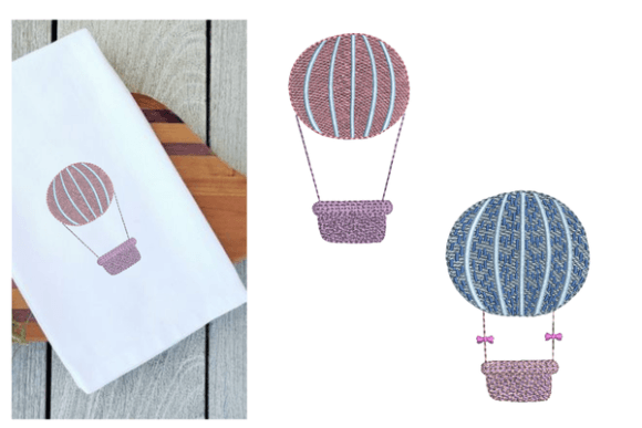 Hot Air Balloons Embroidery Design Review