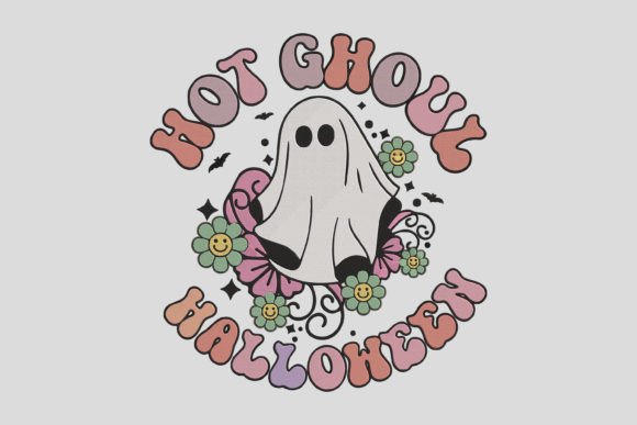 Hot Ghoul Halloween Embroidery: A Spooky Delight