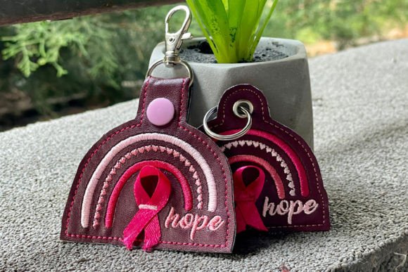 ITH Pink Ribbon Machine Embroidery Review
