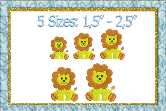 Mini Lion Machine Embroidery Design Review