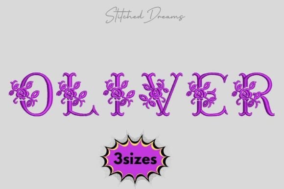 Oliver Name Embroidery Design: A Touch of Elegance