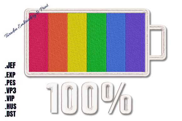 Pride 100 LGBT Machine Embroidery Review