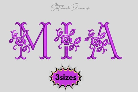 Reviewing the Mia Name Embroidery Design