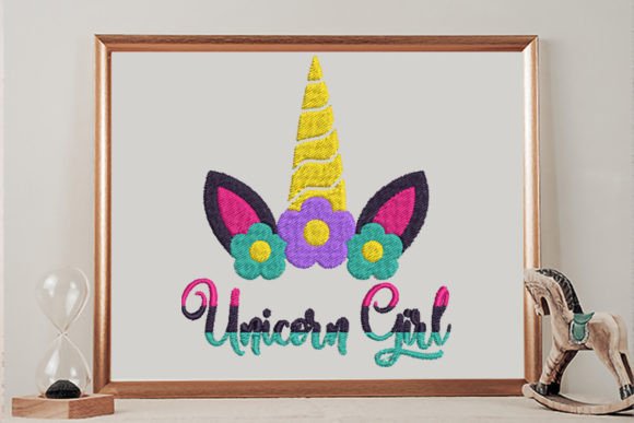 Unicorn Girl, Head, Birthday Embroidery Review