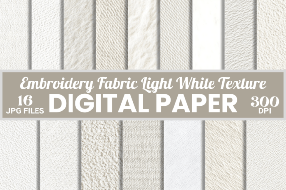 White Embroidery Fabric for Elegant Designs