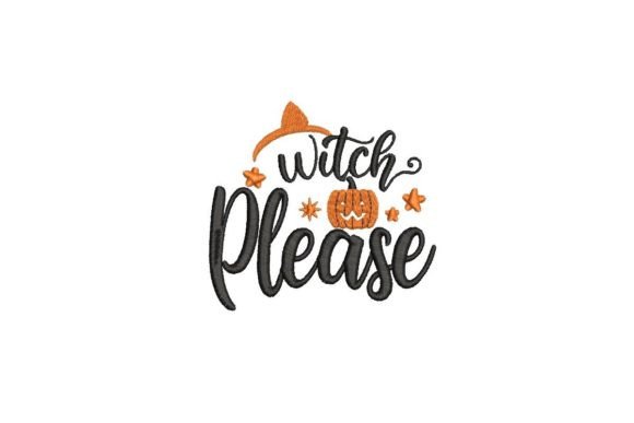 Witch Please Halloween Embroidery Review